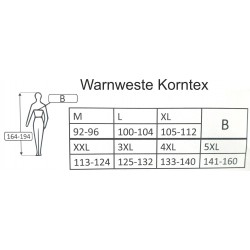 110 Warnweste Korntex
