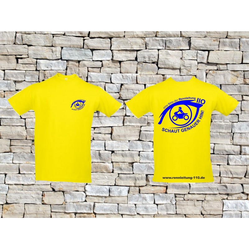 110 T-Shirt Frauen in Gelb
